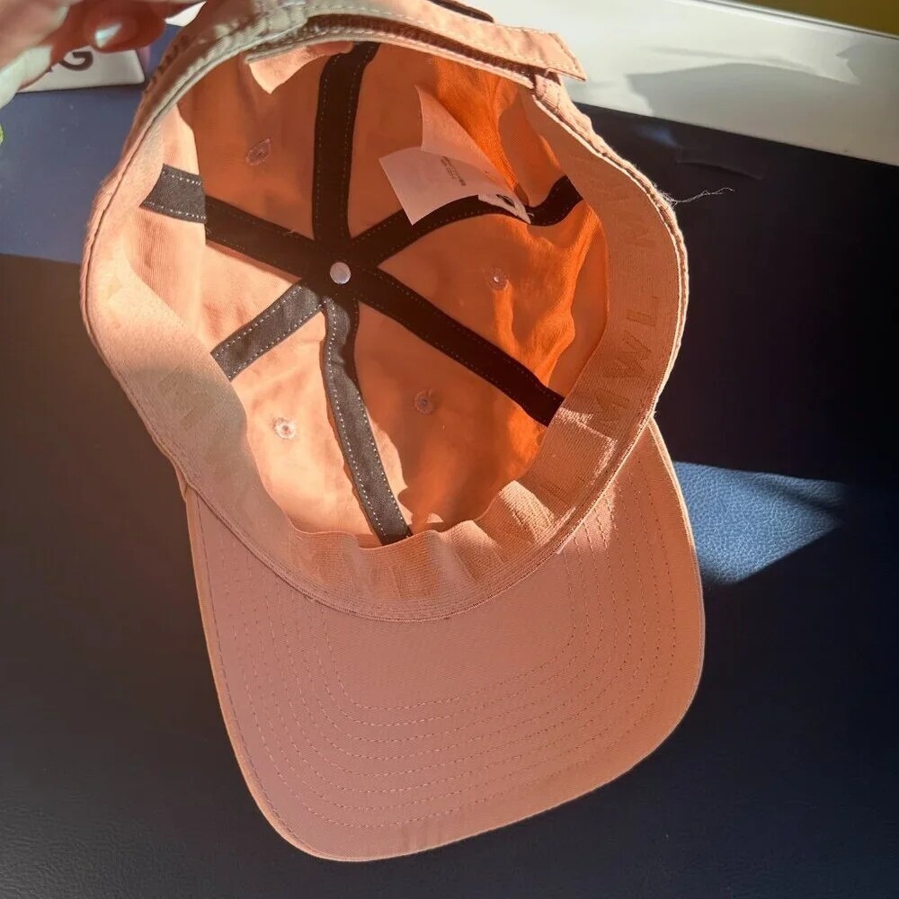 Madewell MWL Mauve Pink Mauve Baseball Cap Hat Athleisure Lightweight NWOT - Picture 2 of 3